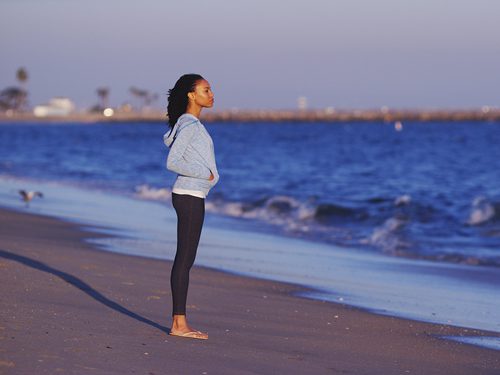 Learning How to Trust Yourself in Recovery - woman looking at the ocean