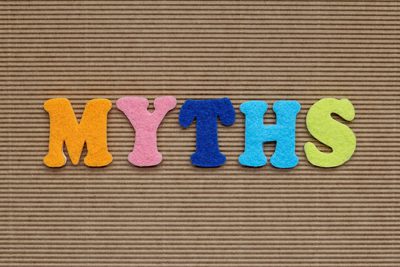 Top 10 Myths of Why People Become Addicts - myths word