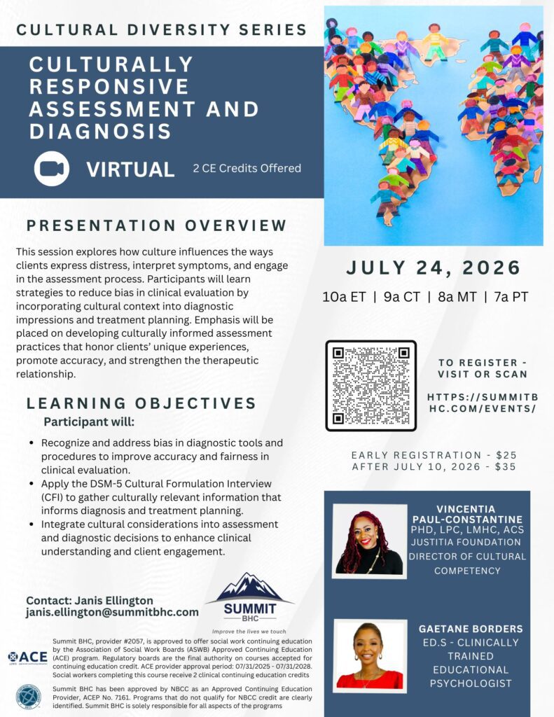 Culturally Responsive Assessment and Diagnosis