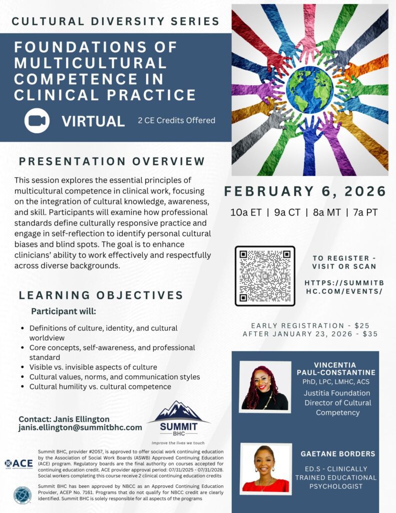 Foundations of Multicultural Competence in Clinical Practice